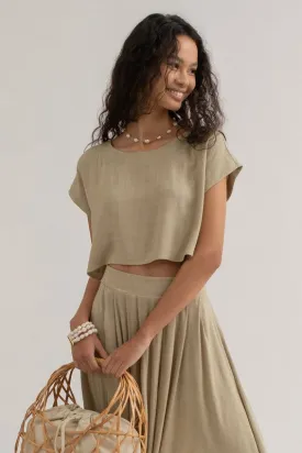 'Sweet Wonder' Top - Olive