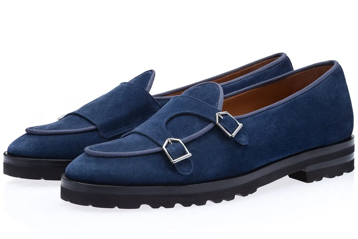 TANGERINE 7-T SOFTY BLUE BELGIAN LOAFERS