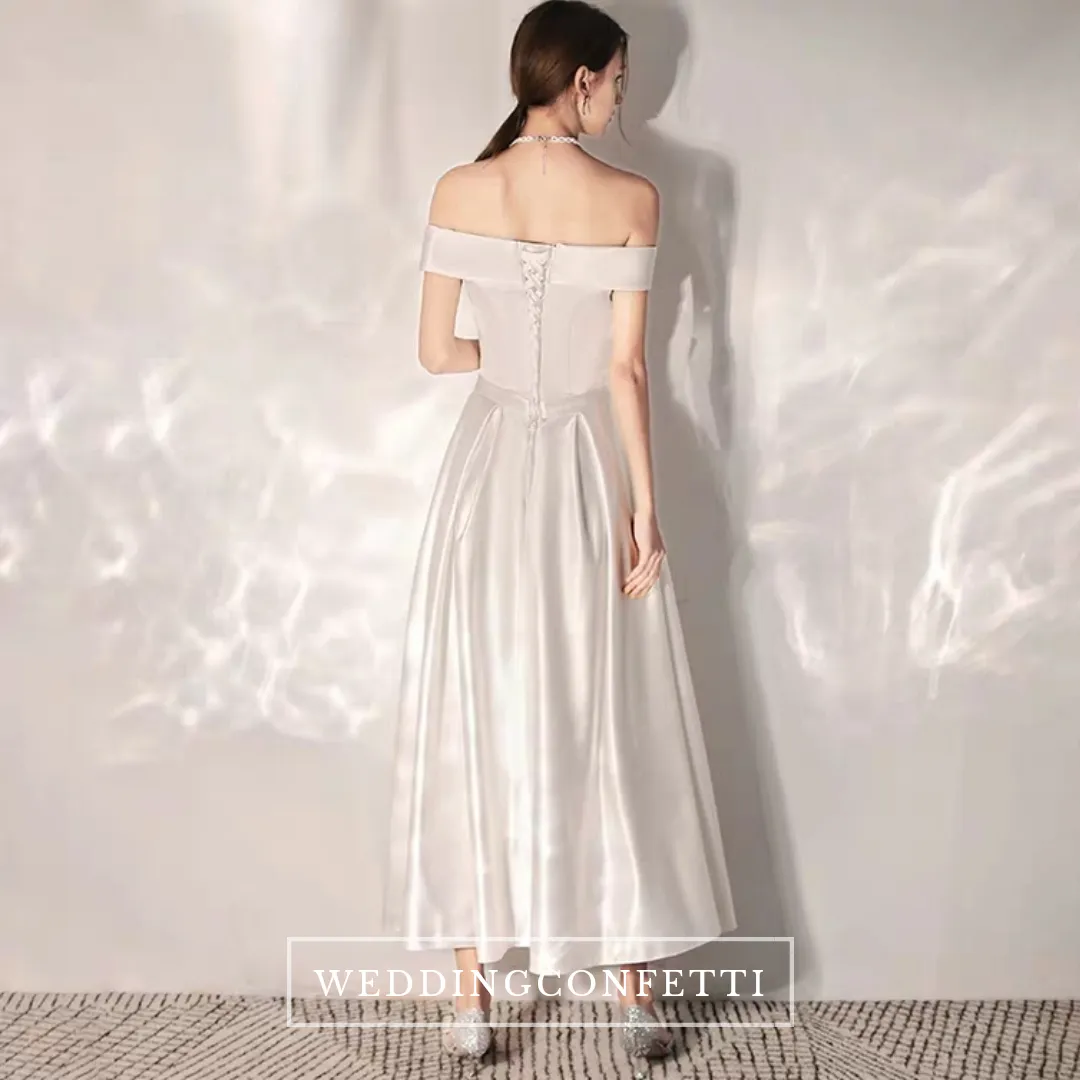 The Aleia Wedding Bridal Off Shoulder Dress