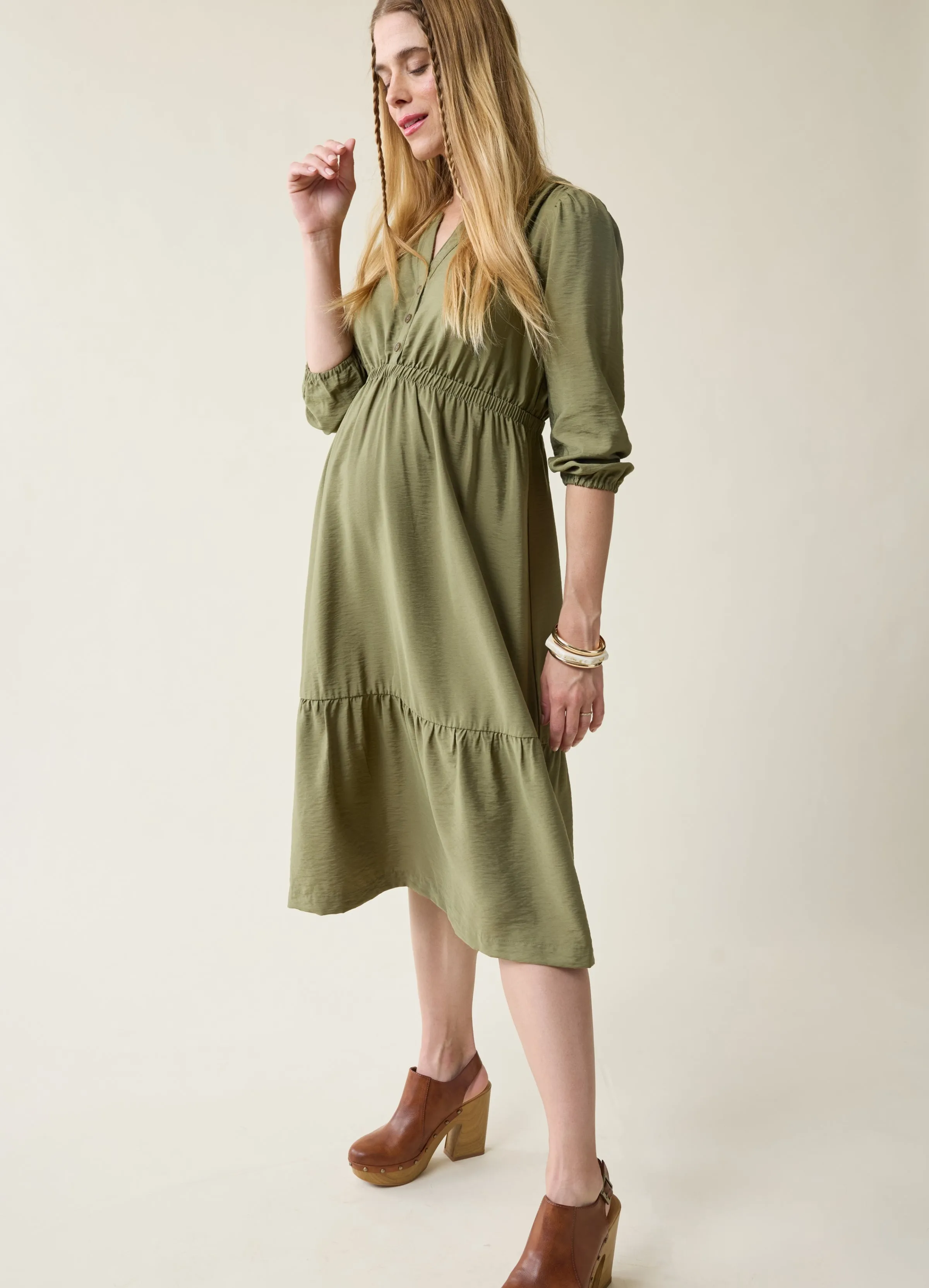 The Sweet Escape Maternity Midi Dress