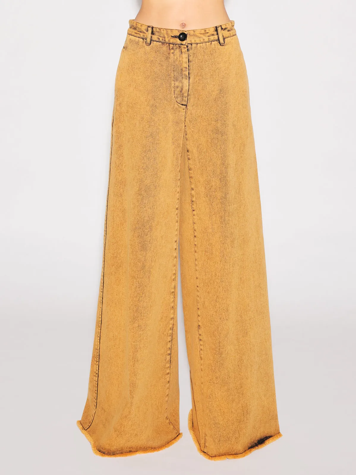 WIDE FLARE PANT - DENIM