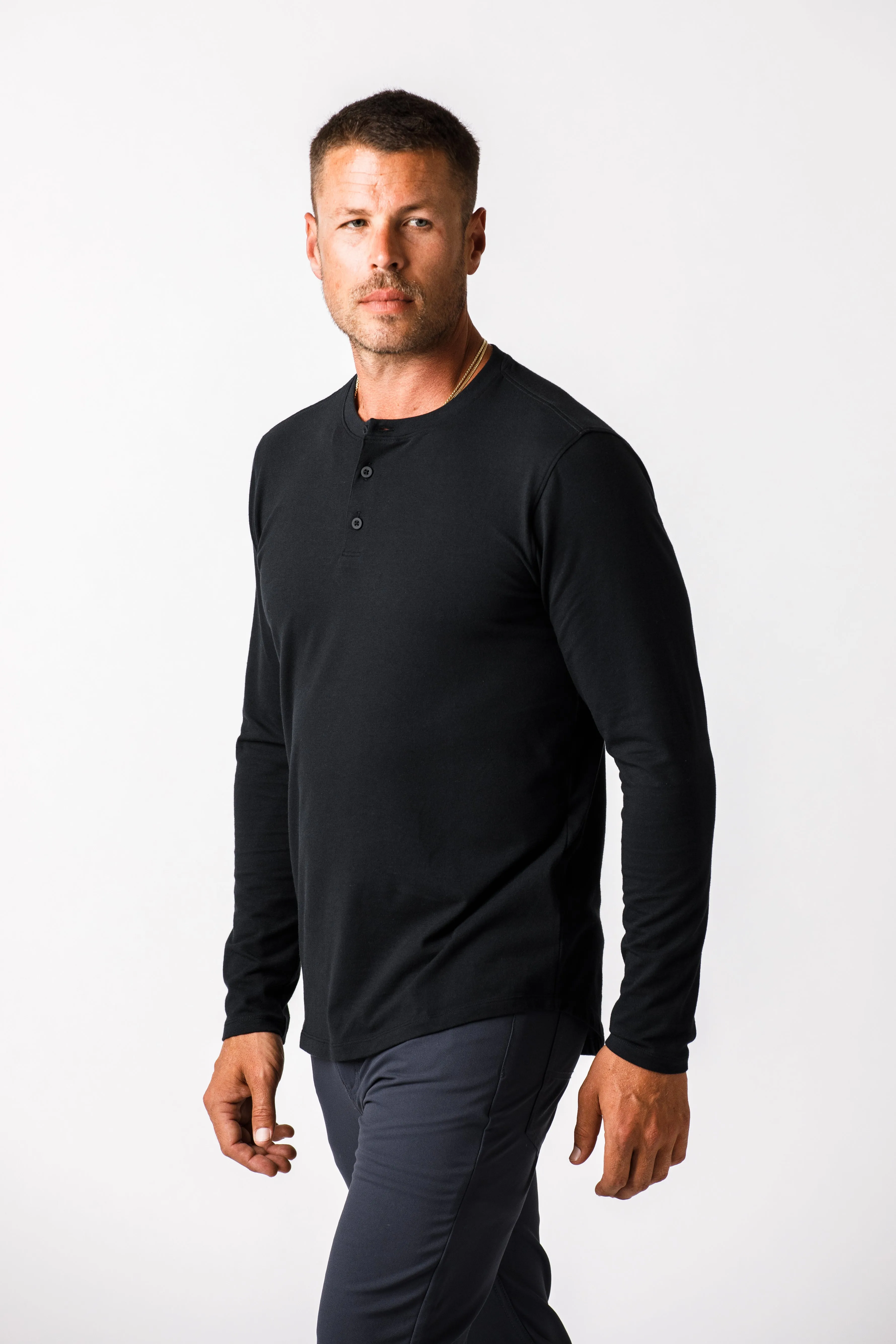 X Cotton Henley