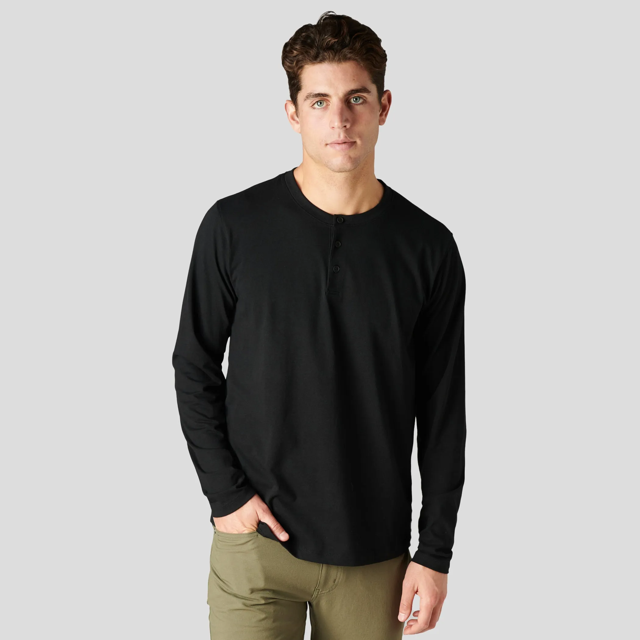 X Cotton Henley